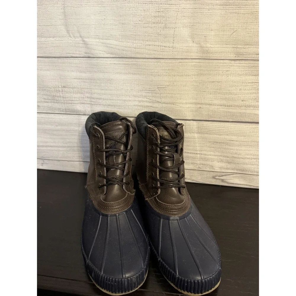 Tommy Hilfiger TM Charlie Duck Boots Men's Size 10 Waterproof Leather